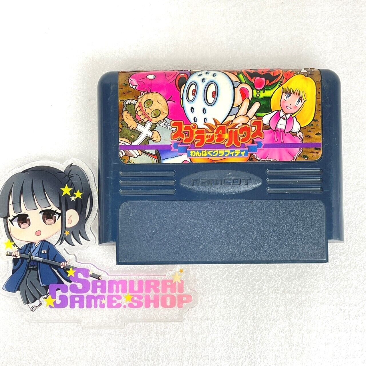 FC Splatterhouse Wanpaku Graffiti Nintendo Famicom Japanese Language ver. namcot