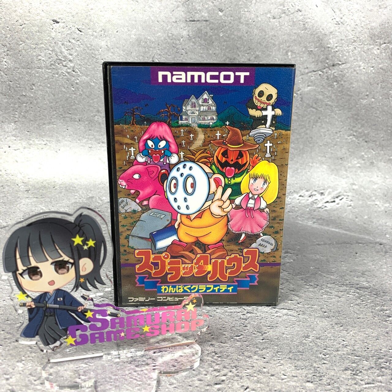 FC Splatterhouse Wanpaku Graffiti Nintendo Famicom Japanese Language ver. namcot