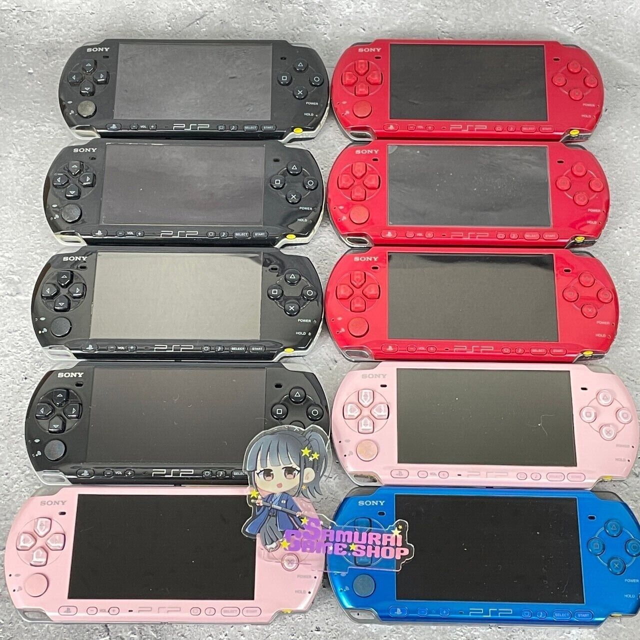 PSP 3000 SONY Playstation Portable Console Only Random Colors Bulk