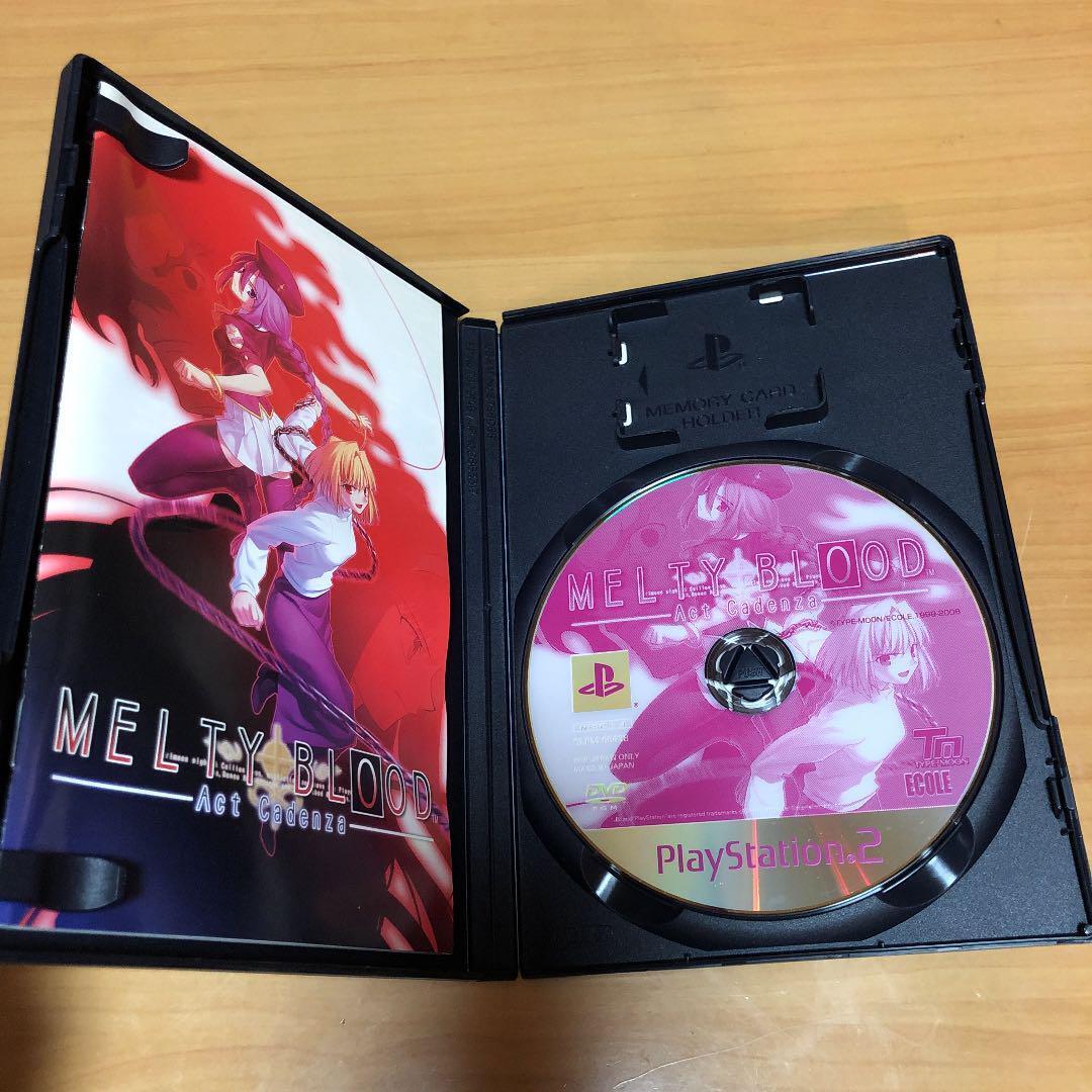 PS2 Melty Blood: Act Cadenza Type Moon Japanese Language Edition Used 2006 Rare