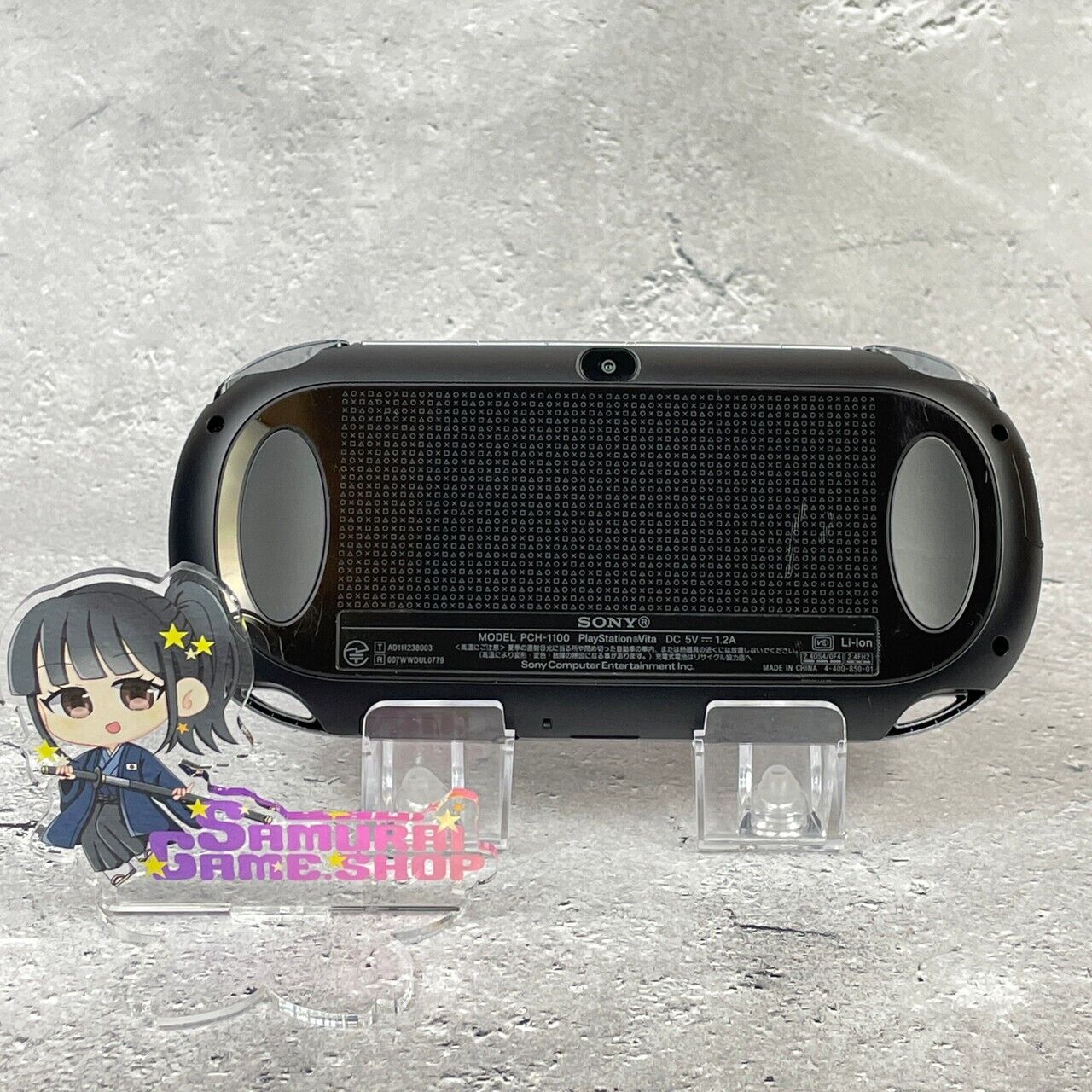 PS Vita PCH-1100 Crystal Black 3G/Wi-Fi Model Console ONLY Sony PlayStation Good