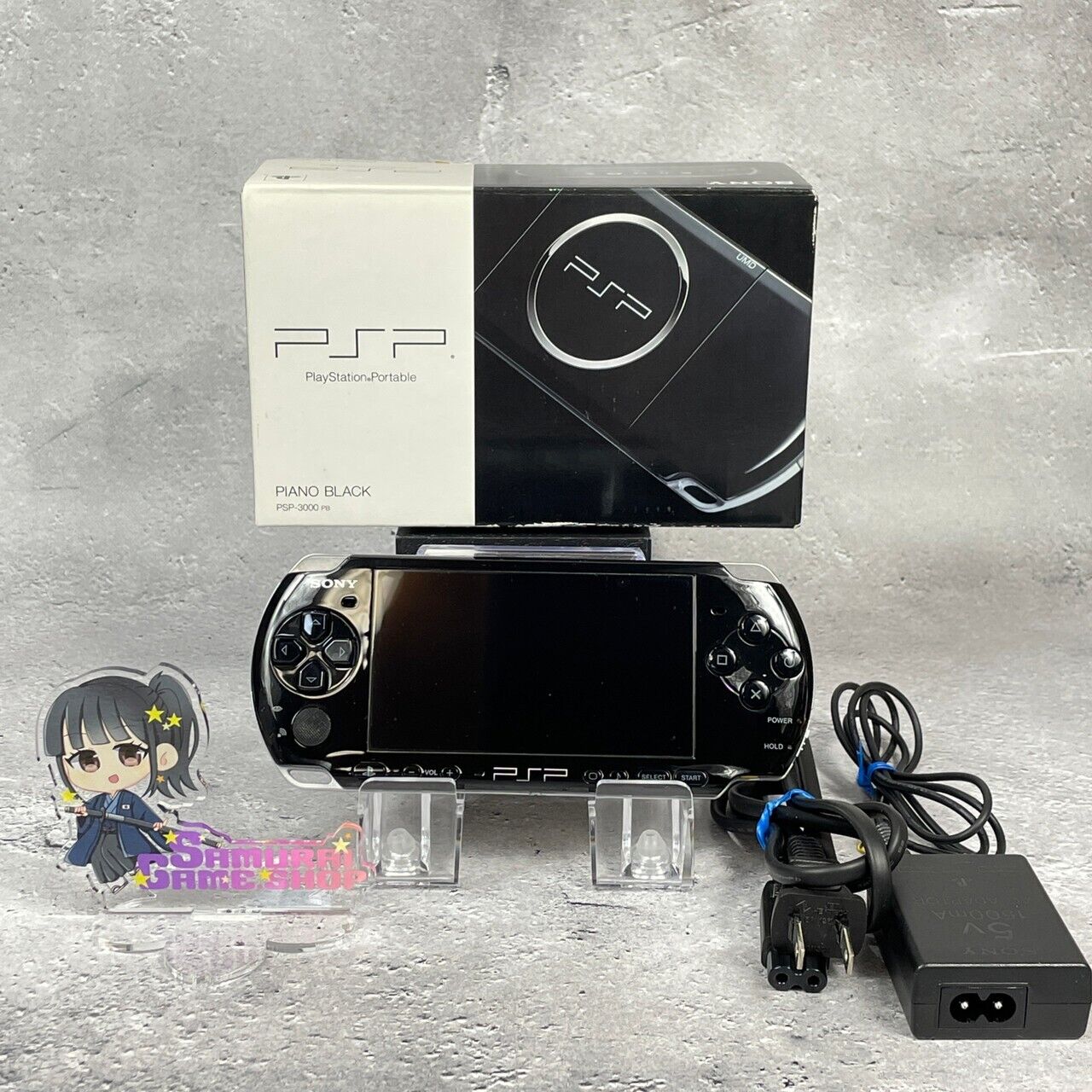 PSP 3000 SONY Playstation Portable Console Accessory Complete Box