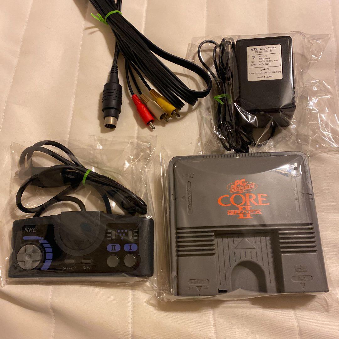 PC Engine CoreGrafx 1 2 Console Controller Cable set NEC Japanese Language Rare