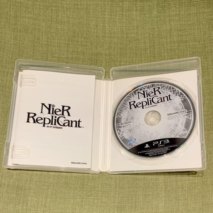 PS3 Nier Replicant Playstation 3 Japanese Language Edition Game Case Manual set