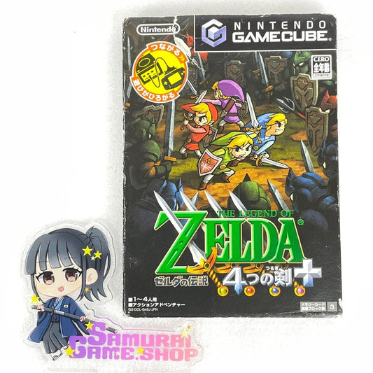 The Legend of Zelda Four Swords Adventures+ Nintendo GameCube Japanese Language