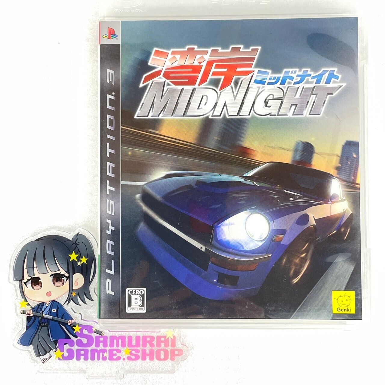PS3 Wangan Midnight Sony PlayStation 3 GENKI Vintage Japanese Language Racing