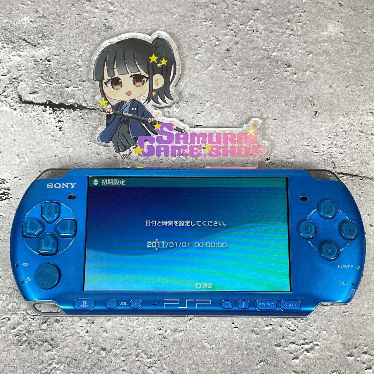 PSP Playstation Portable Vibrant Blue PSP-3000 VB from Japan Game SONY NEW