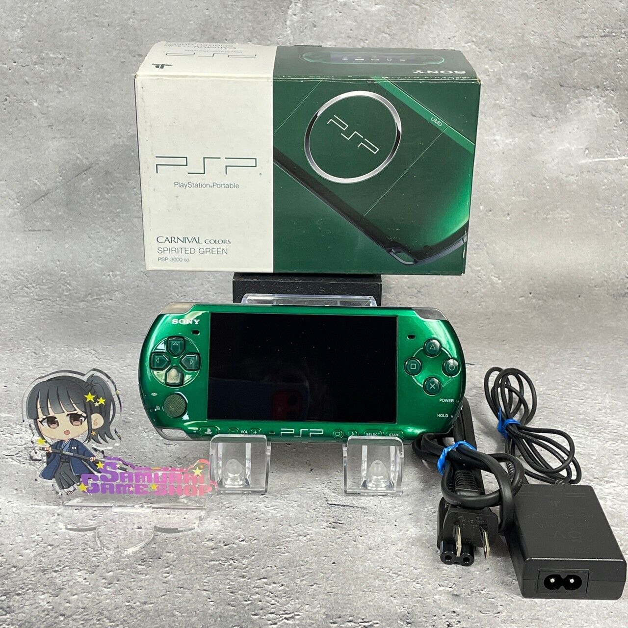 PSP 3000 SONY Playstation Portable Console Accessory Complete 