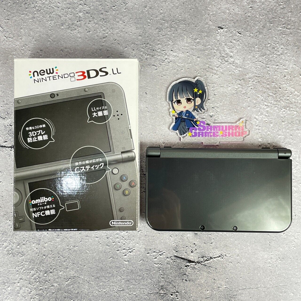 Nintendo new 3DS LL XL Accessory Complete Console Box Japanese Language Edition