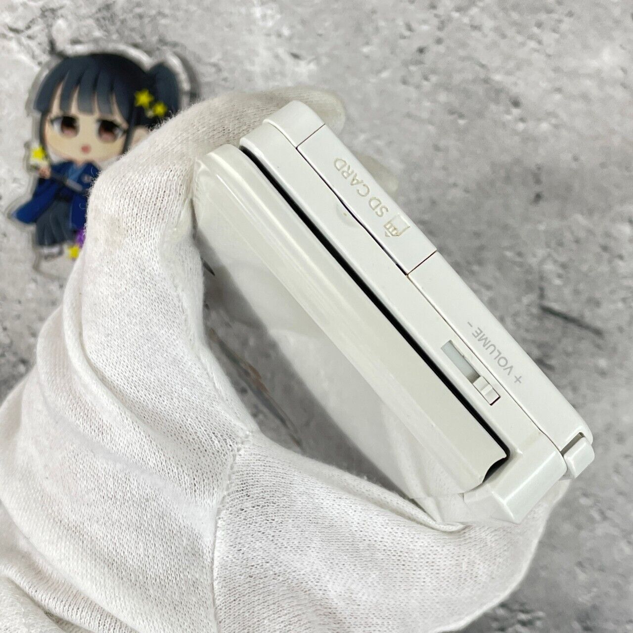 Nintendo 3DS Console Only Ice White Japanese Language Toho Project Youmu Sticker