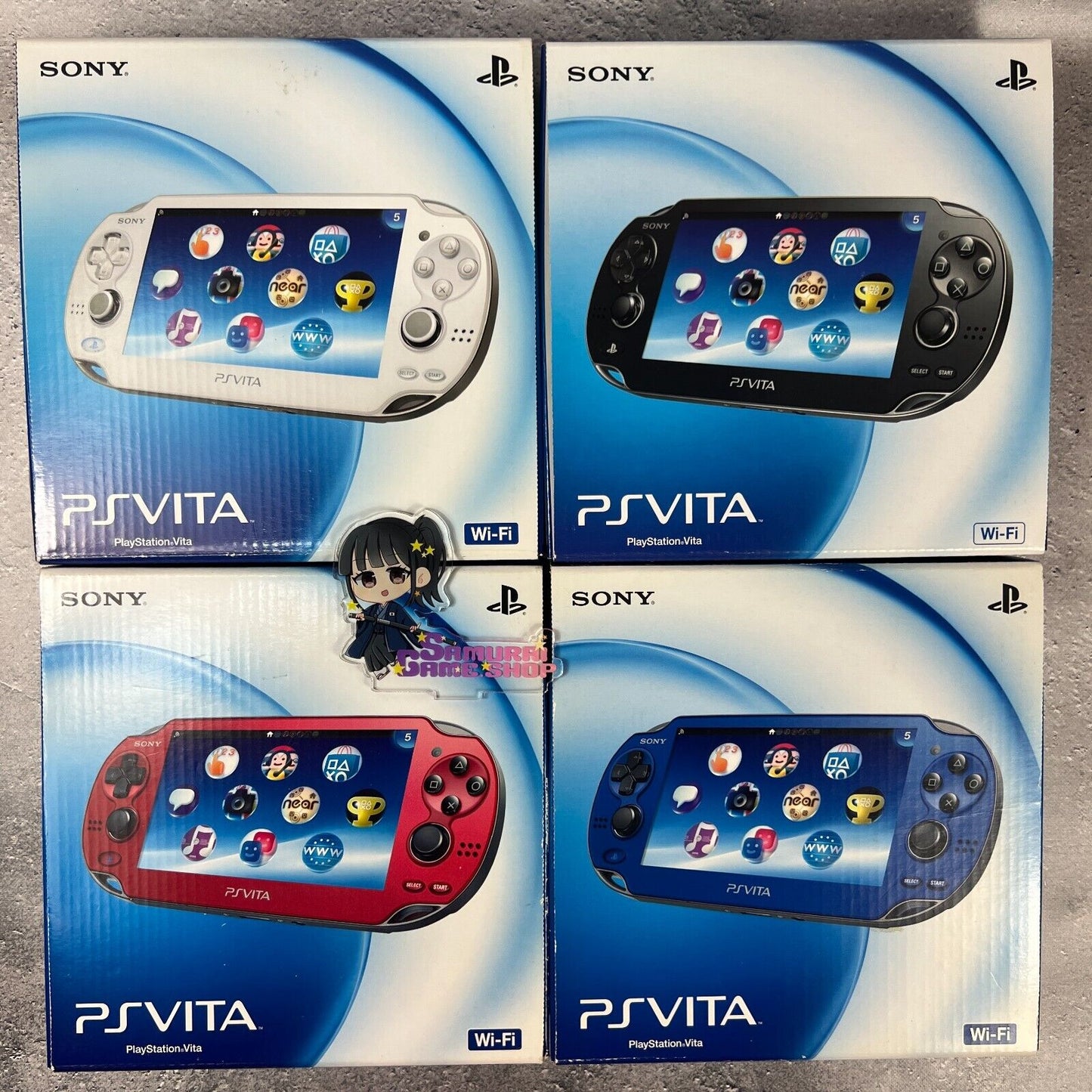 PS Vita PCH-1000 Sony Playstation Console Accessory Complete Box Set Excellent