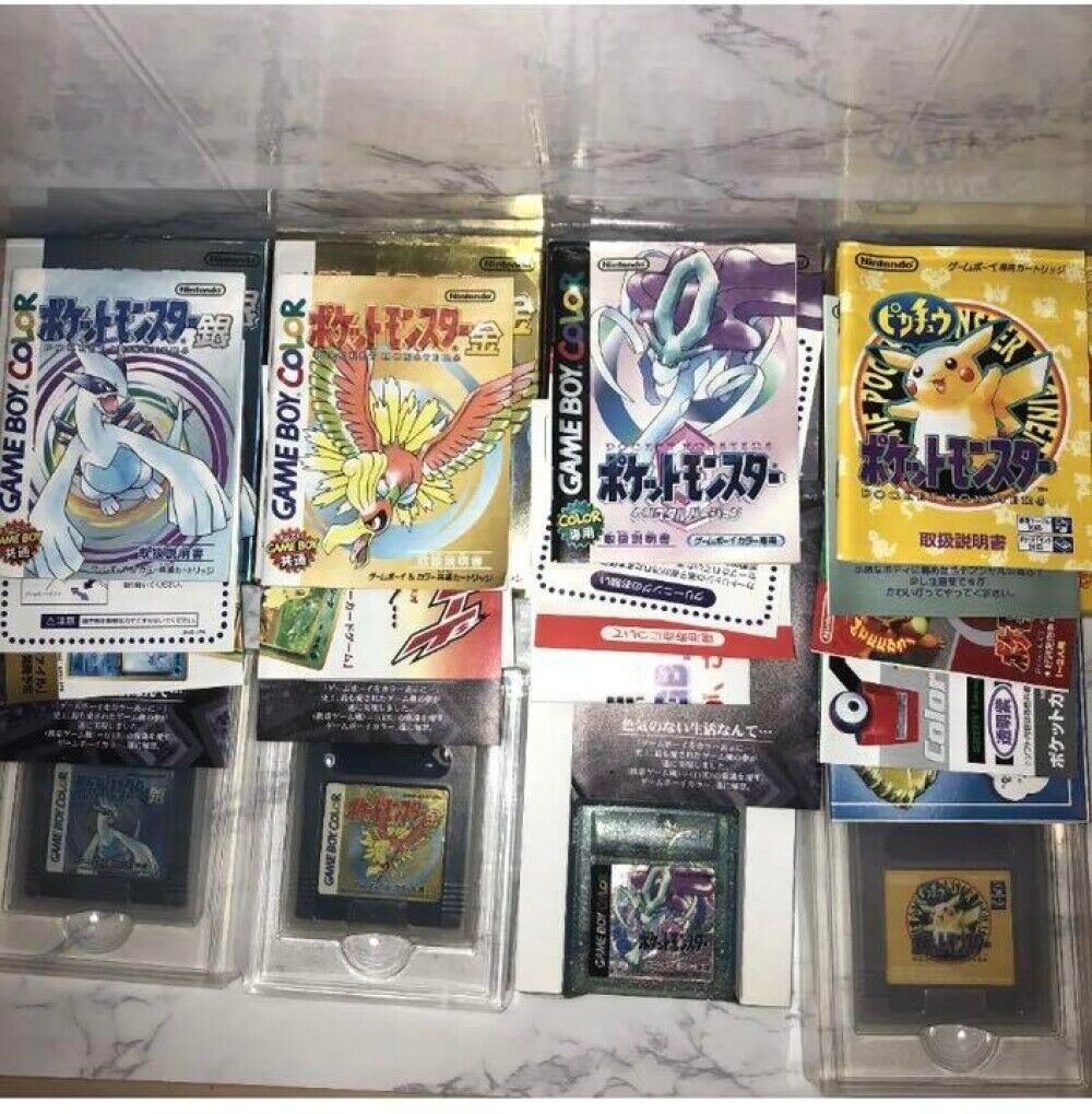 Nintendo Gameboy Color Console Pokemon Center 3rd Anniversary Edition & 7 Games