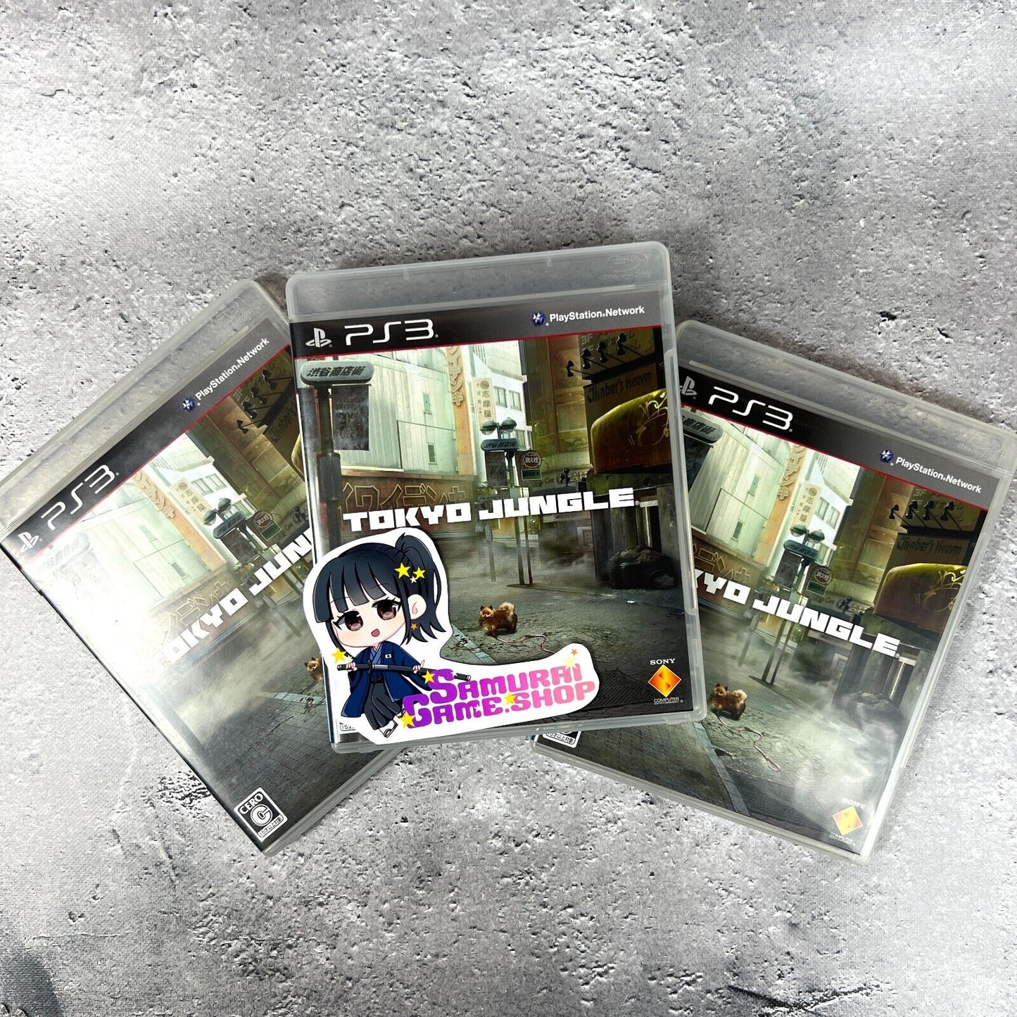 Tokyo Jungle 3 Set PS3 PlayStation Network Japanese Language Edition Sony Rare