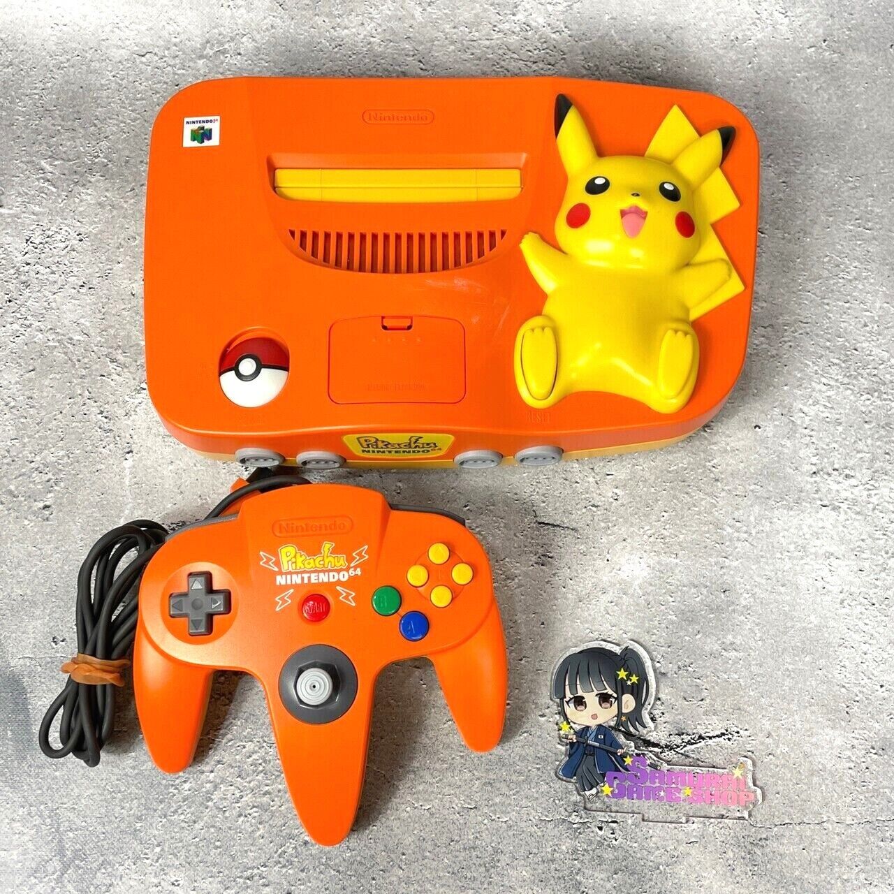 Nintendo 64 N64 Pokemon Pikachu Console Choice of 2 Colors Japanese Language ver