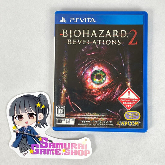 PS Vita BIOHAZARD REVELATIONS 2 Resident Evil Capcom Sony PlayStation Japan ver.