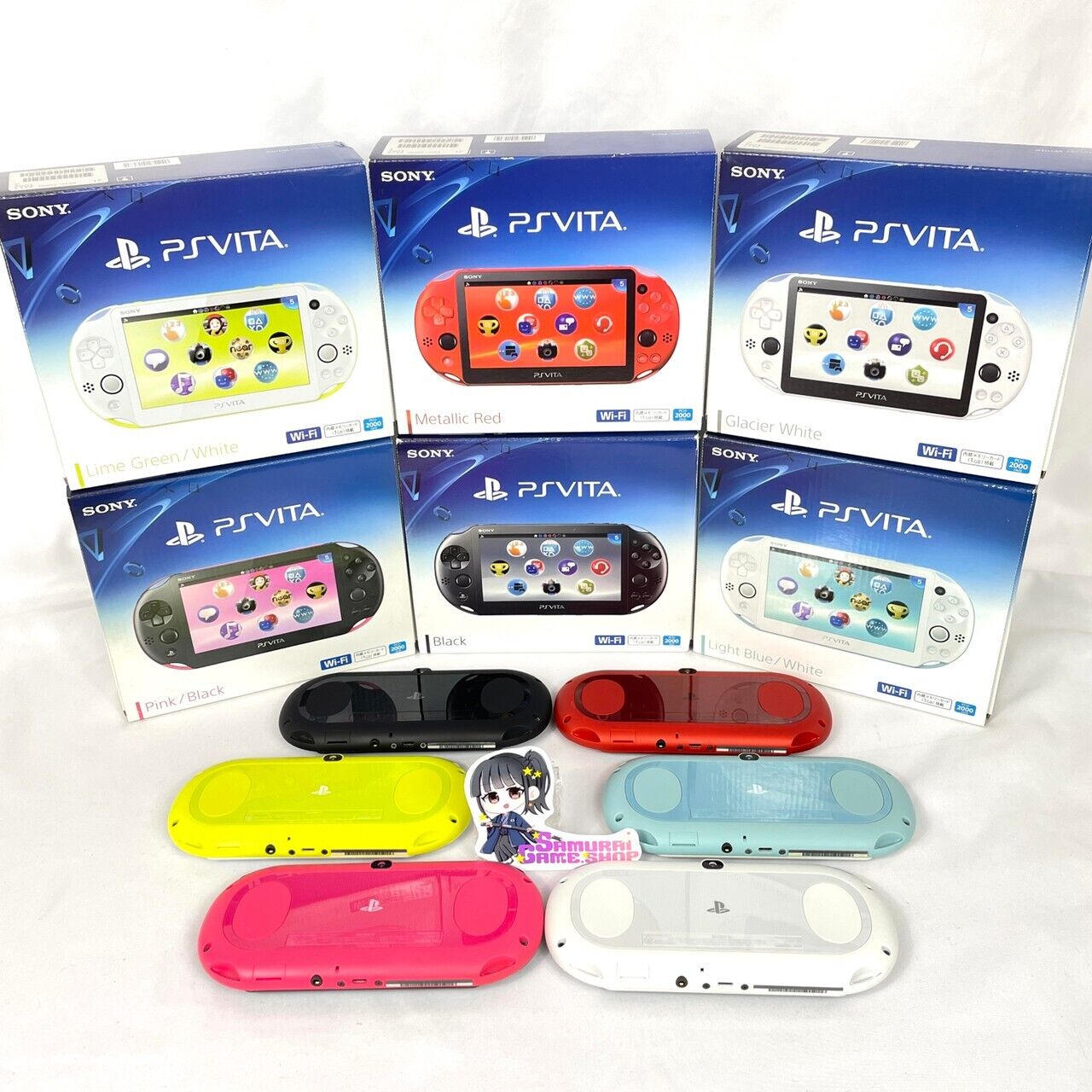 PS Vita PCH-2000 Sony Playstation Vita Various Colors Unused