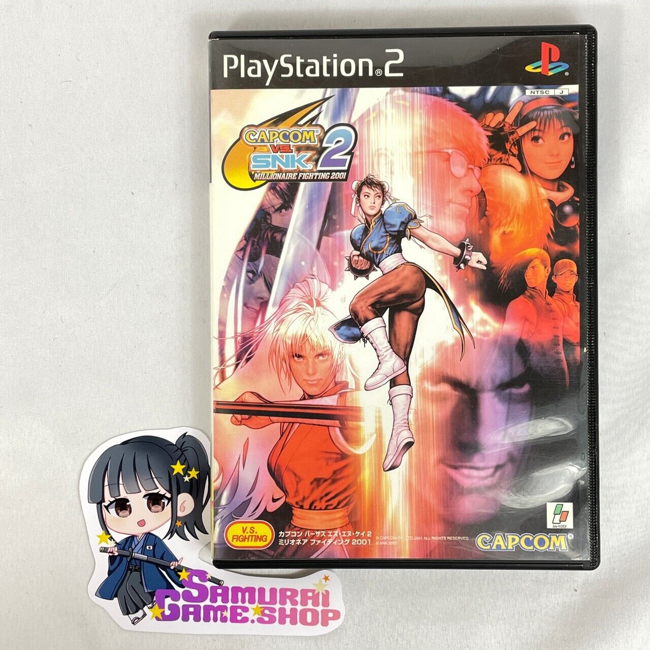 CAPCOM VS.SNK 2 PS2 MILLIONAIRE FIGHTING 2001 Japanese Language Edition Used