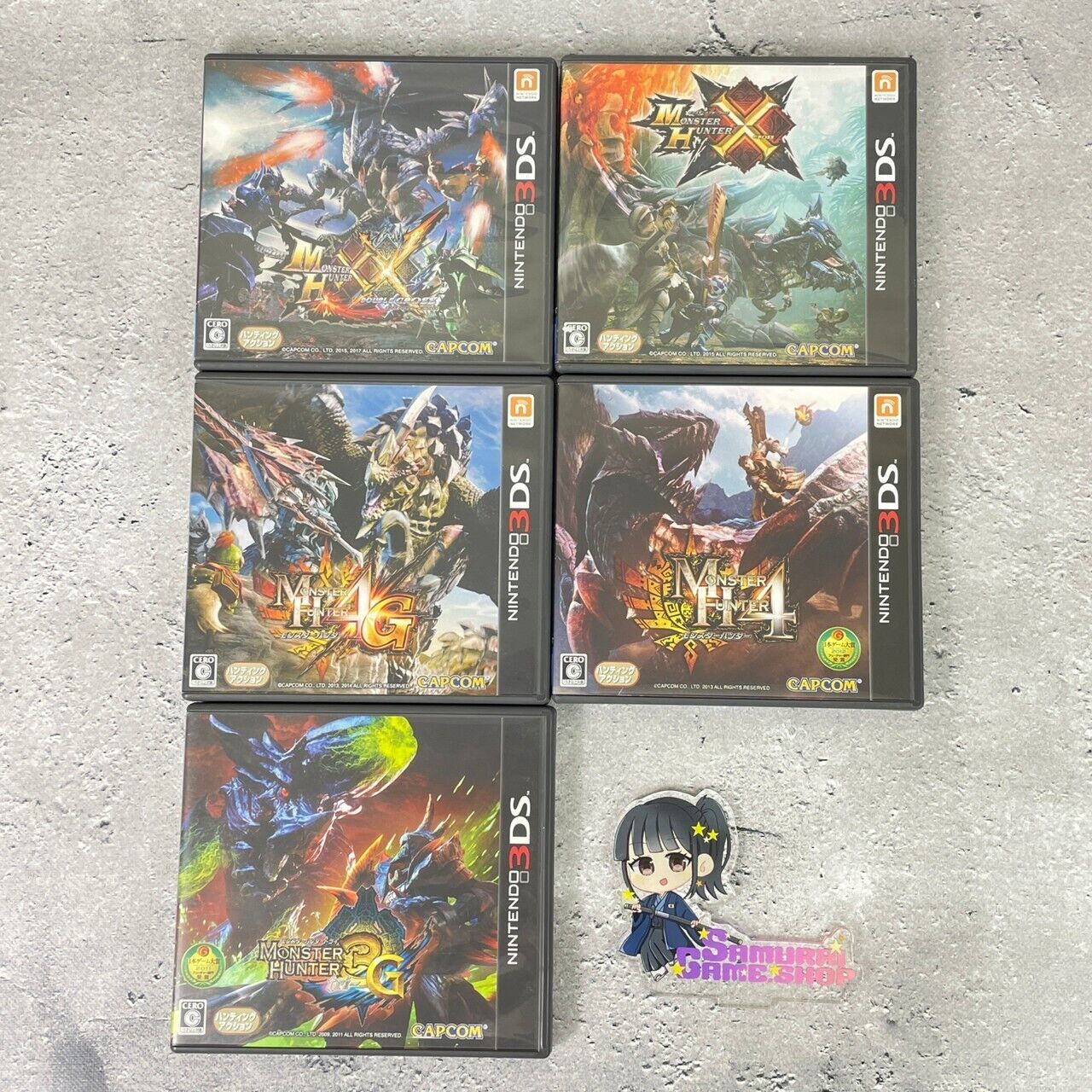 3DS Monster Hunter 3G 4 4G X XX Capcom Lot Bulk Sale Nintendo Japanese Language