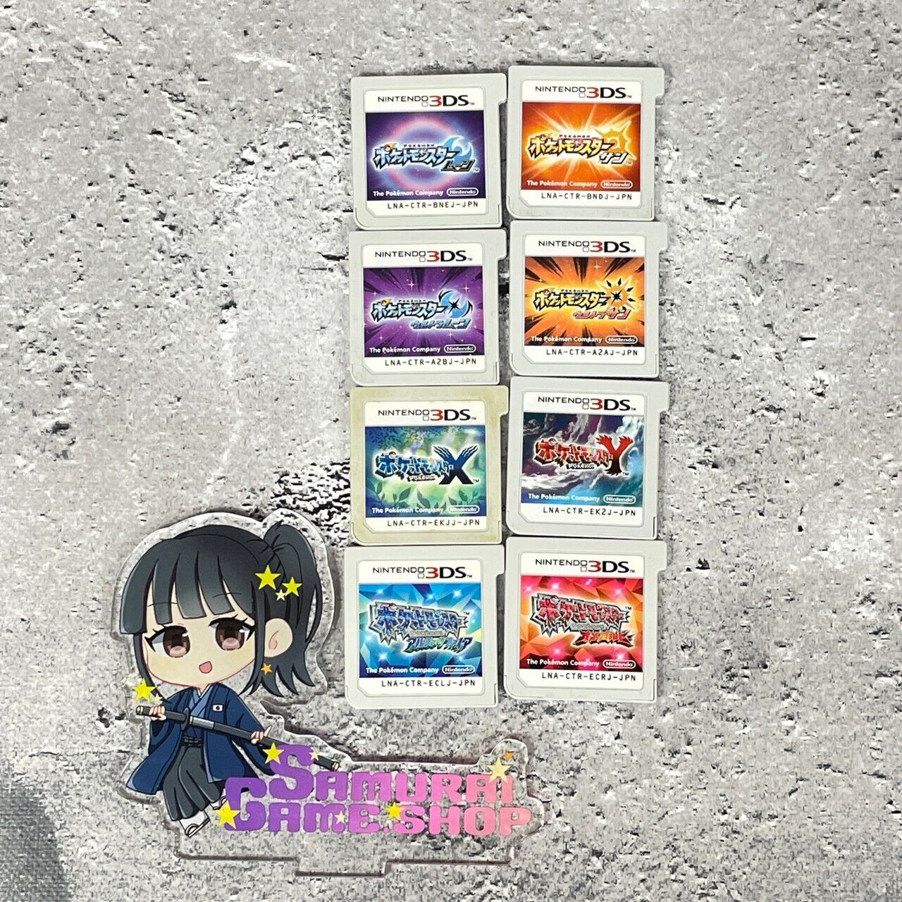 Pokémon DS 3DS GB GBA Series 42 Type Cartridge Only Japanese Language Bulk Sale