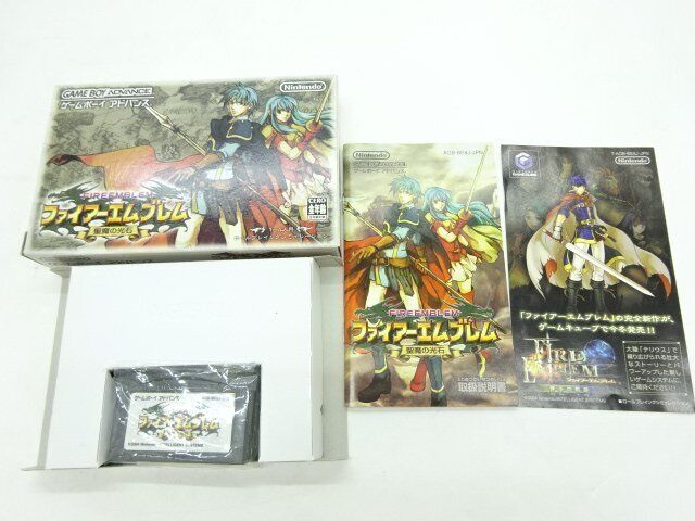 Fire Emblem Set of 3 Fuuin no Tsurugi Rekka Seima Nintendo Gameboy Advance Japan