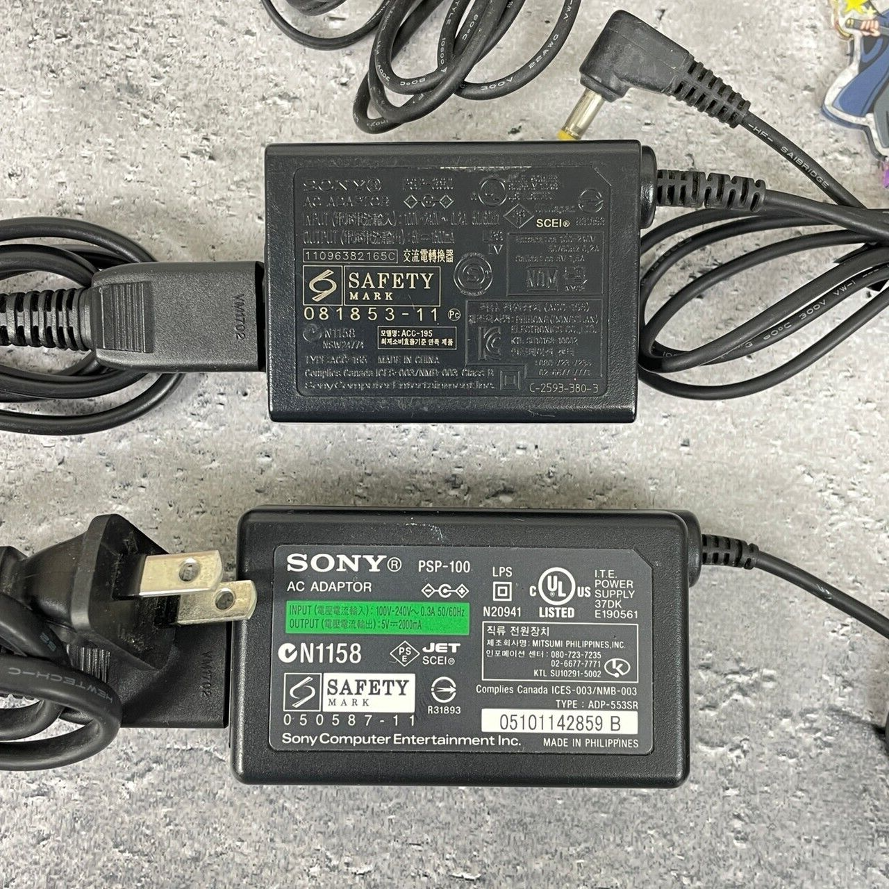 Genuine Sony PSP-100 Charger 5V 2000mA AC Adapter For Sony PSP