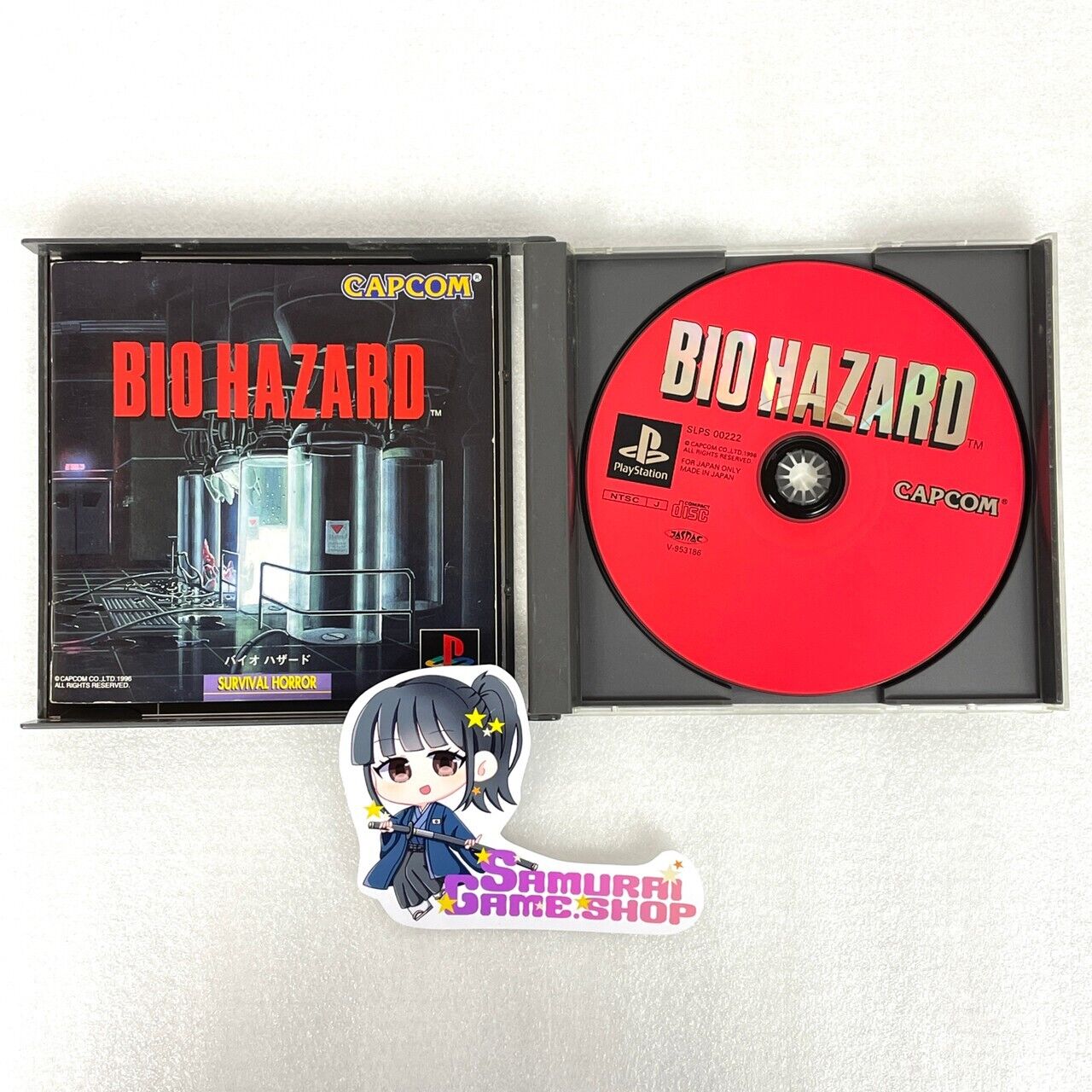 Biohazard 1 Resident Evil PS1 Playstation Capcom Japanese Language Edition Retro