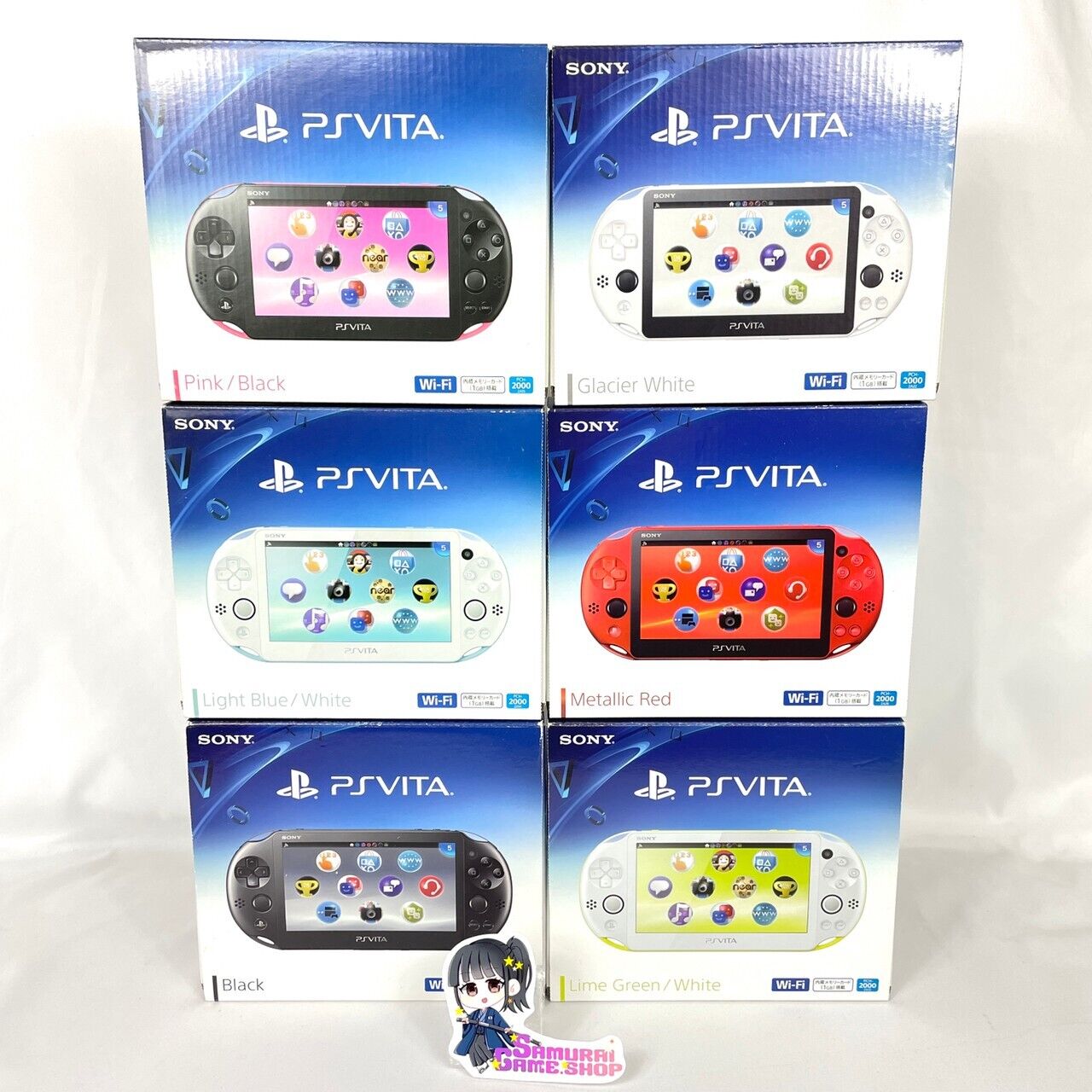 PS Vita PCH-2000 Sony Playstation Console only Various colors