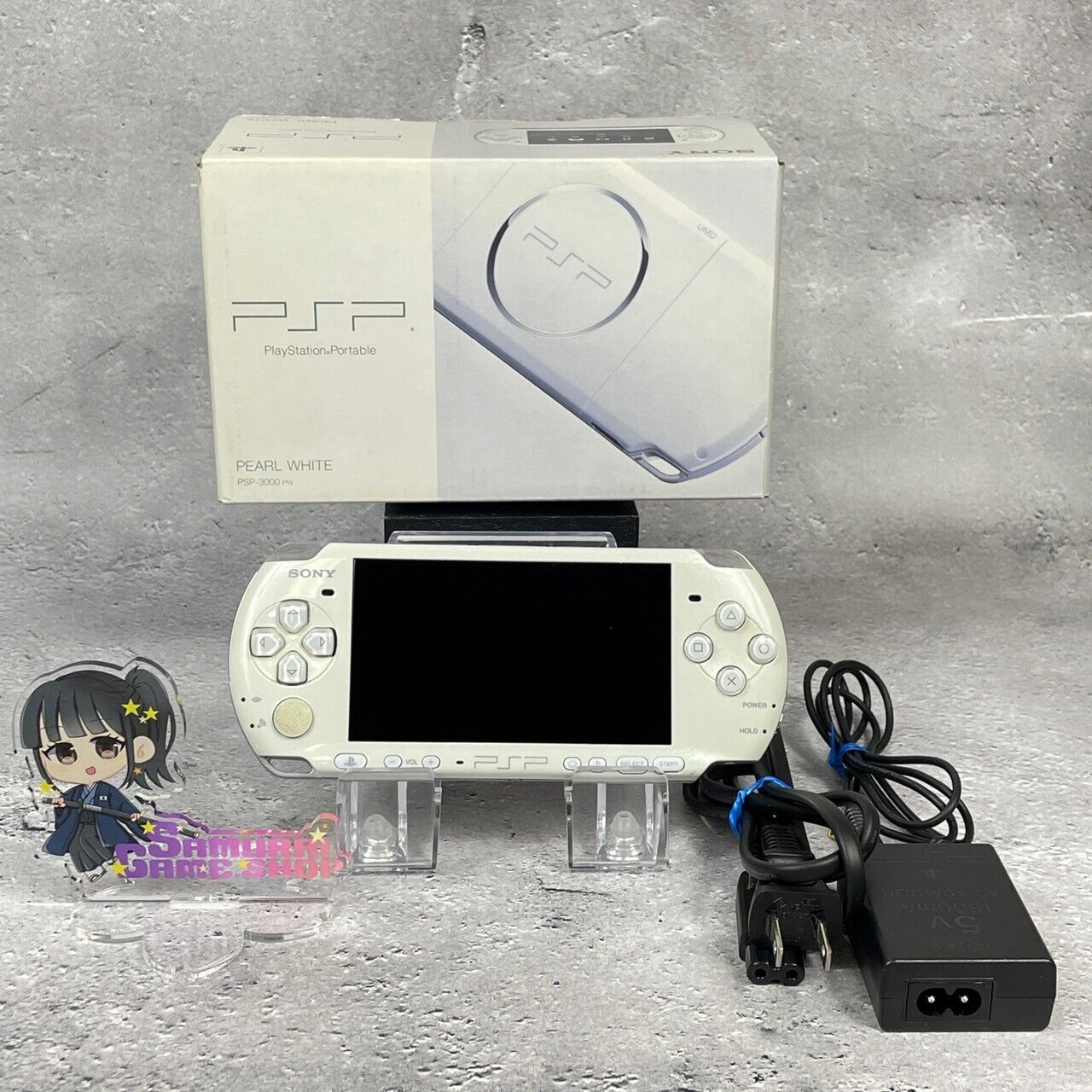 PSP 3000 SONY Playstation Portable Console Accessory Complete Box set Used Japan