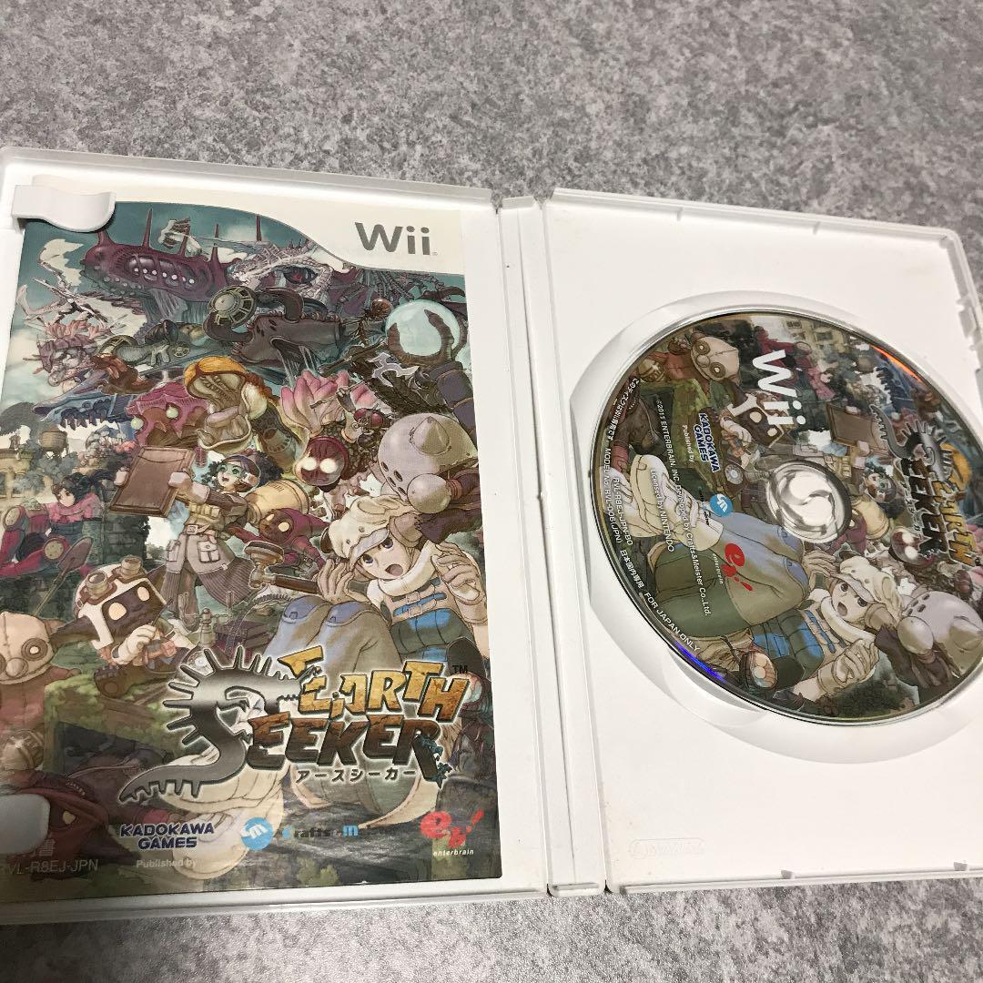 Wii Earth Seeker Nintendo Japanese ver. Complete set CD-ROM Case and Manual