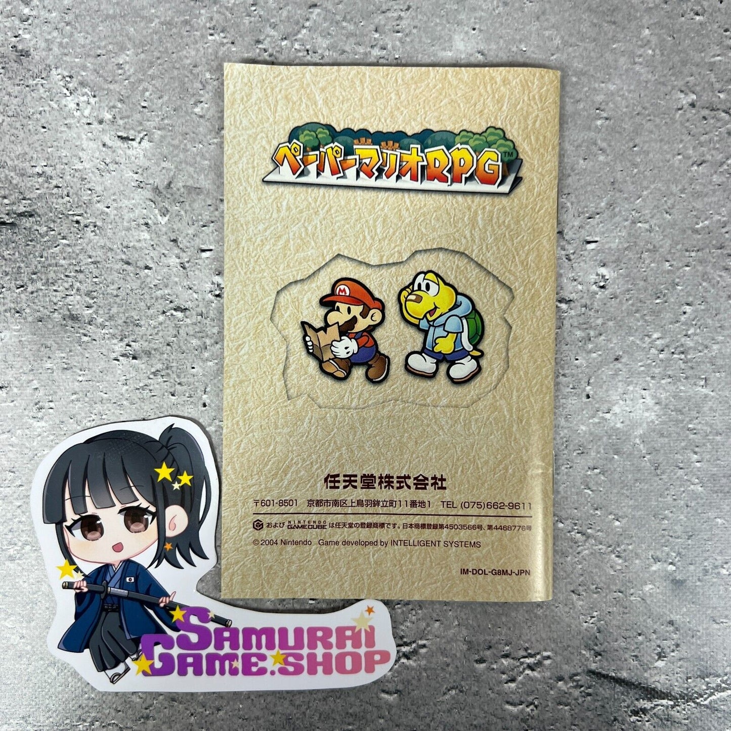 Paper Mario RPG Nintendo Gamecube GC Japanese Language Edition Vintage Bros.